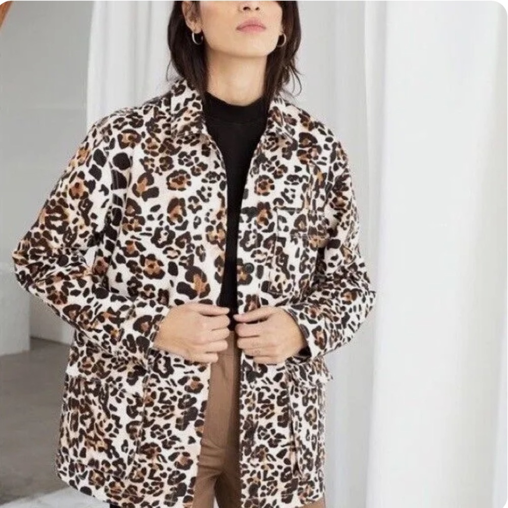 & Other Stories | Leopard Shirt Jacket
